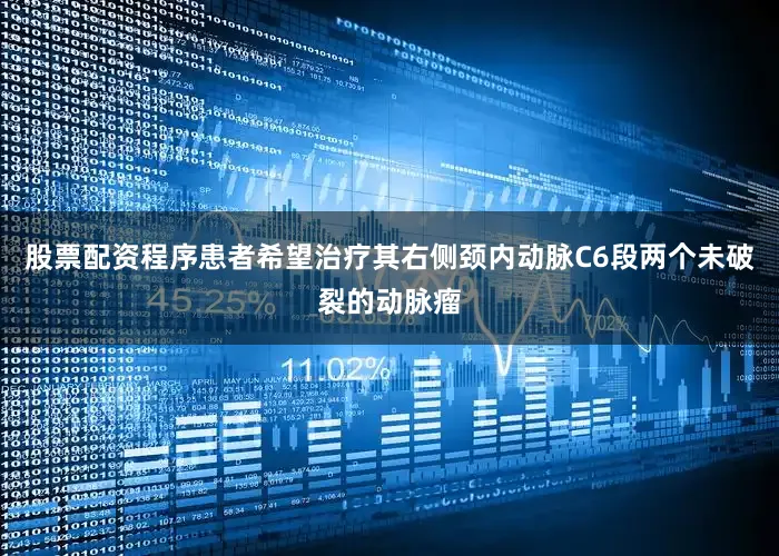 股票配资程序患者希望治疗其右侧颈内动脉C6段两个未破裂的动脉瘤